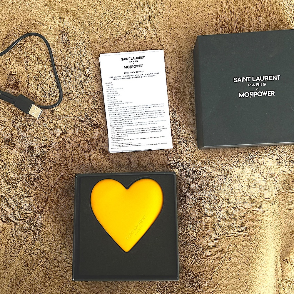 YSL x Mojipower Power Bank - Yellow - NEW